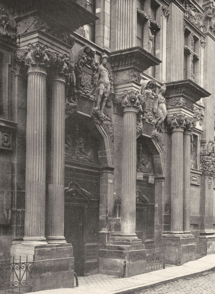 HAUTE-GARONNE. Toulouse- Hôtel de Pierre 1903 old antique print picture